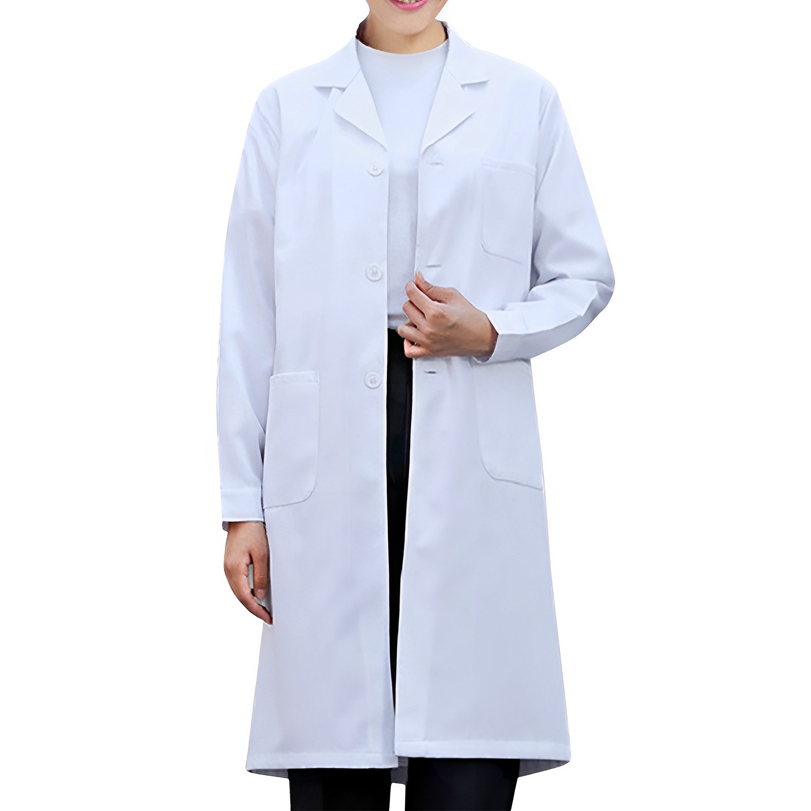 Medical Lab Professional - Camice da laboratorio bianco per donna