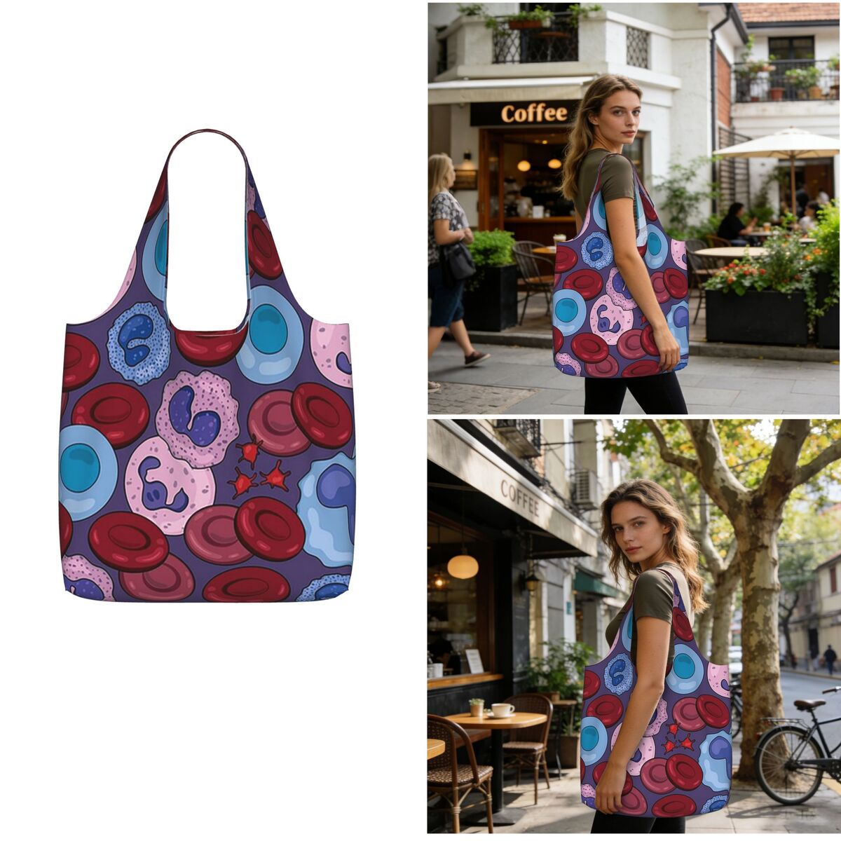 Medical Lab Scientist - Borsa Shopper in Tela per Laboratorio