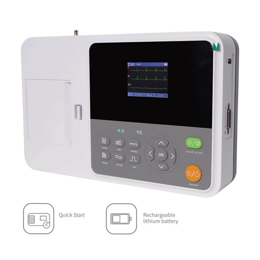 CONTEC E3 Elettrocardiografo D - Ekg Ecg Machine Portable recensione e prezzo